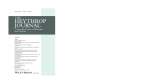 Heythrop Journal – Latest Table of Contents