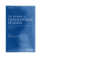 The Journal of Theological Studies – Current Issue